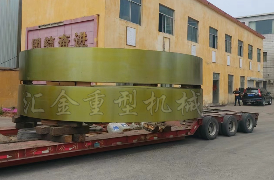 轮带，铸钢轮带发货现场(图1)