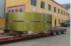 轮带，铸钢轮带发货现场