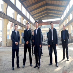 市委常委常涛来汇金公司调研